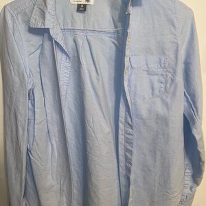 Women’s Light Blue Button Up